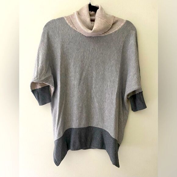 89th & Madison Dresses & Skirts - 89th & Madison, 2-Time Gray & Cream Block, Oversized Sweater Dress